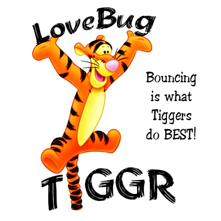 That spells Tigger!